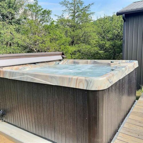 Bunkroom at Hogscald Vacation Rental Hot Tub - Hogscald Hollow Cabins