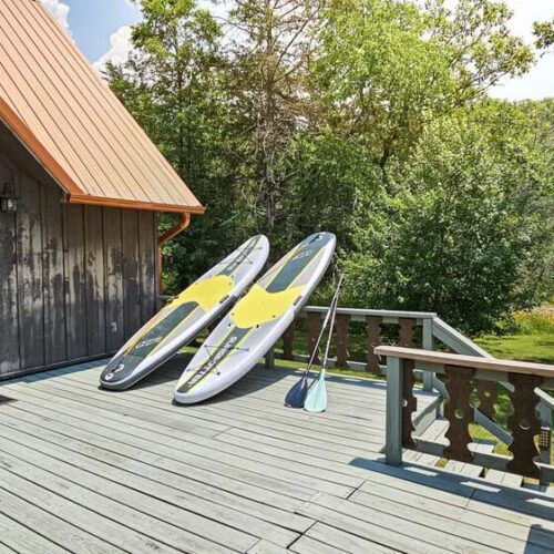 Big Cabin on Beaver Lake Deck & Kayaks - Hogscald Hollow Cabins Vacation Rentals