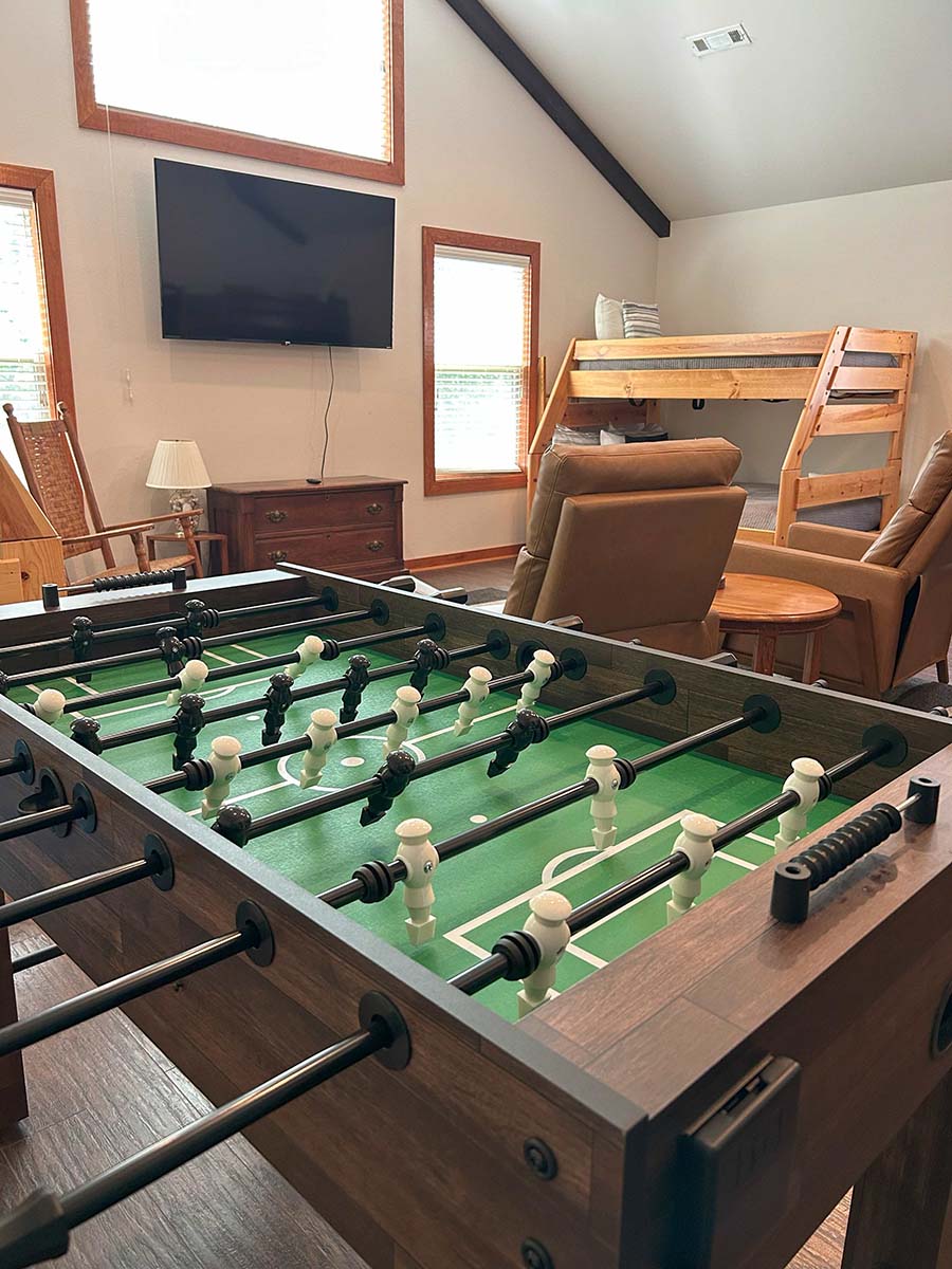Big Cabin on Beaver Lake Foosball Table